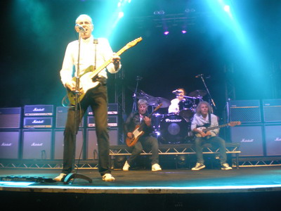 The Frantic Four, with Rick and Alan taking it easy