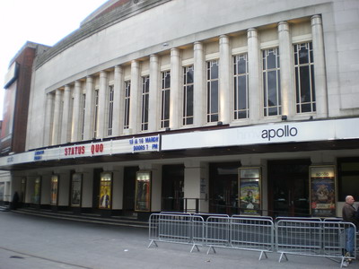 The famous Hammersmith Apollo