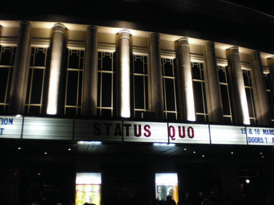 The main event, Quo at Hammersmith!