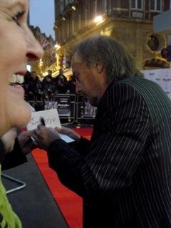 John Coghlan on the red carpet