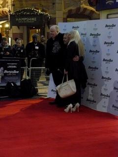 John Coghlan with Alan Parker on the red carpet