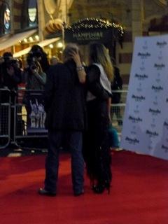 John and Gillie Coghlan on the red carpet