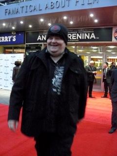 Alan Parker on the red carpet